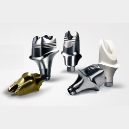 Custom implant abutments